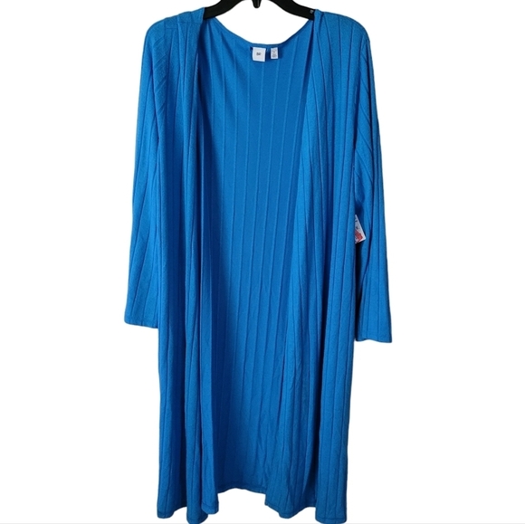 BP Ribbed Bright Blue Robe Size M - Picture 1 of 9